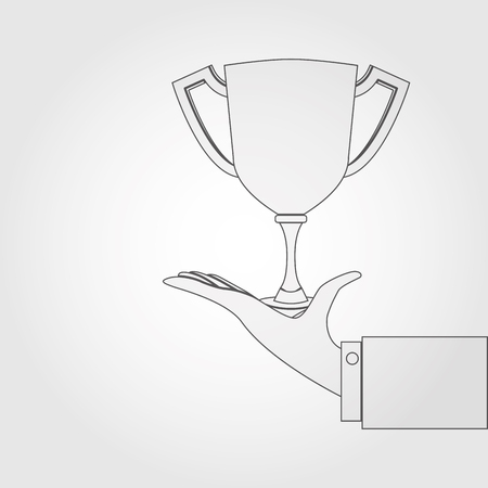 gold award design, vector illustration eps10 graphicのイラスト素材