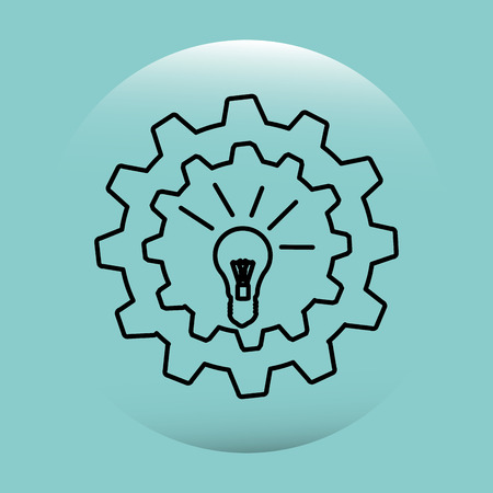 gears machine design, vector illustration eps10 graphicのイラスト素材