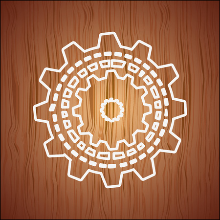 gears machine design, vector illustration eps10 graphicのイラスト素材