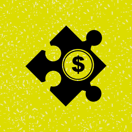 puzzle piece design, vector illustration eps10 graphicのイラスト素材