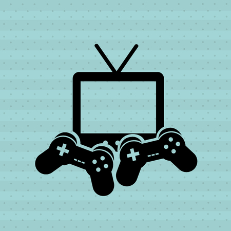 video game design, vector illustration eps10 graphicのイラスト素材