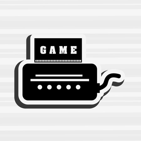 video game design, vector illustration eps10 graphicのイラスト素材