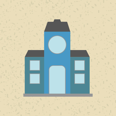 building front  design, vector illustration eps10 graphicのイラスト素材