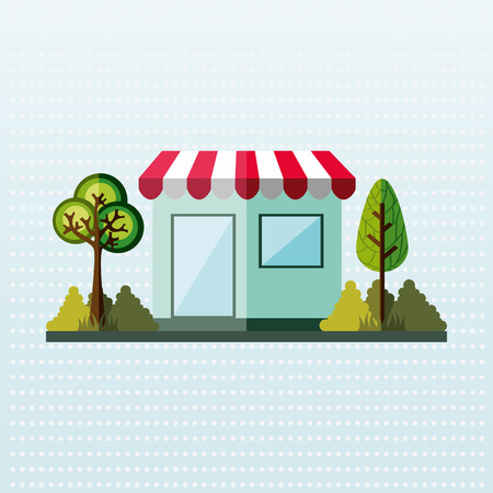 building front  design, vector illustration eps10 graphicのイラスト素材