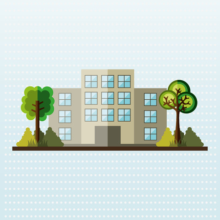 building front  design, vector illustration eps10 graphicのイラスト素材