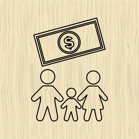 money concept design, vector illustration eps10 graphicのイラスト素材