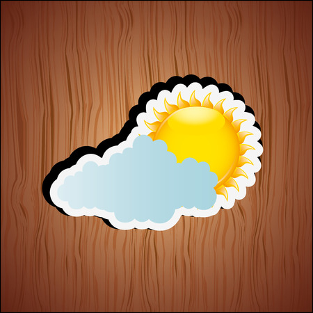 cloudy day design, vector illustration eps10 graphicのイラスト素材