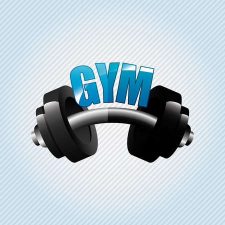 gym concept design, vector illustration eps10 graphicのイラスト素材
