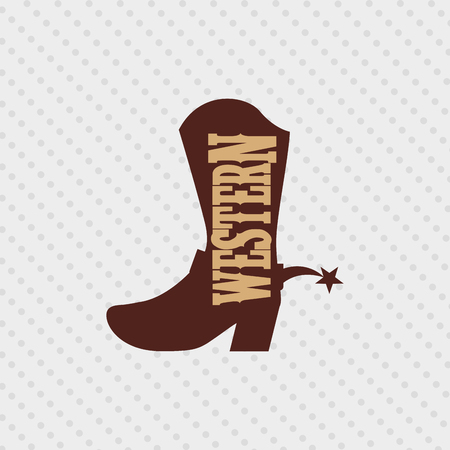 wild west icon  design, vector illustration eps10 graphicのイラスト素材