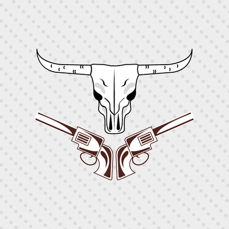 wild west icon  design, vector illustration eps10 graphicのイラスト素材