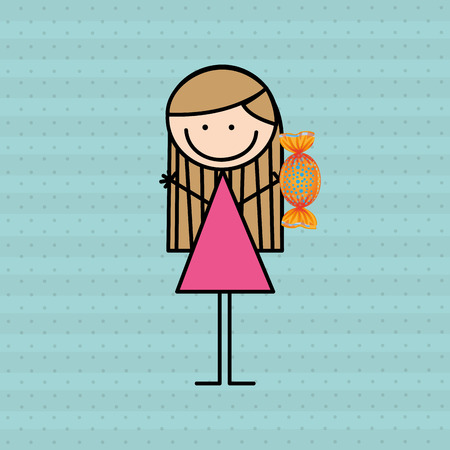 sweet candies design, vector illustration eps10 graphicのイラスト素材