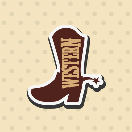 wild west icon  design, vector illustration eps10 graphicのイラスト素材