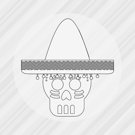 mexican culture icon design, vector illustration eps10 graphicのイラスト素材