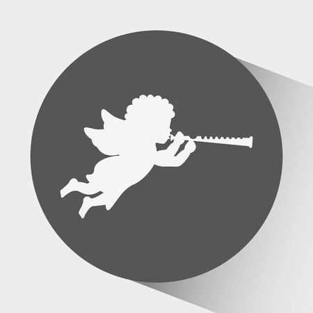 cute angel design, vector illustration eps10 graphicのイラスト素材