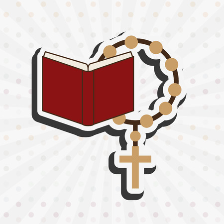 catholic icon design, vector illustration eps10 graphicのイラスト素材