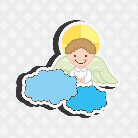 cute angel  design, vector illustration eps10 graphicのイラスト素材
