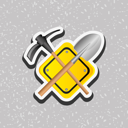 under construction design, vector illustration eps10 graphicのイラスト素材