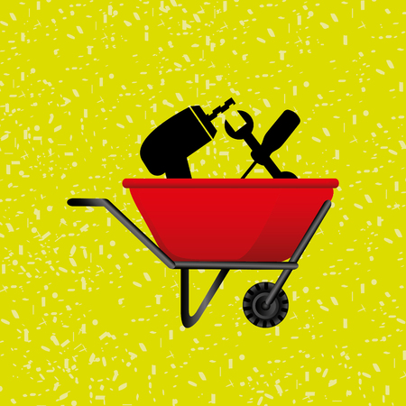 under construction design, vector illustration eps10 graphicのイラスト素材