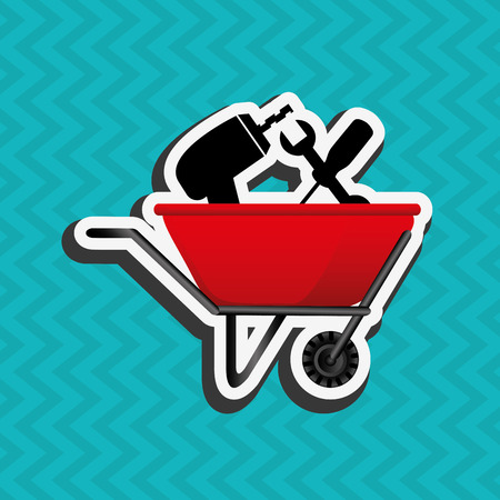 under construction design, vector illustration eps10 graphicのイラスト素材