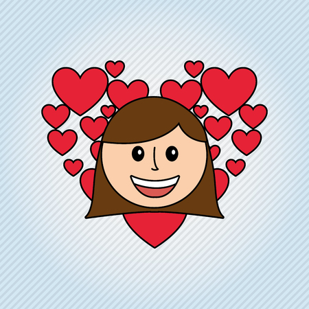 family love design, vector illustration eps10 graphicのイラスト素材