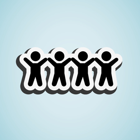 business people design, vector illustration eps10 graphicのイラスト素材