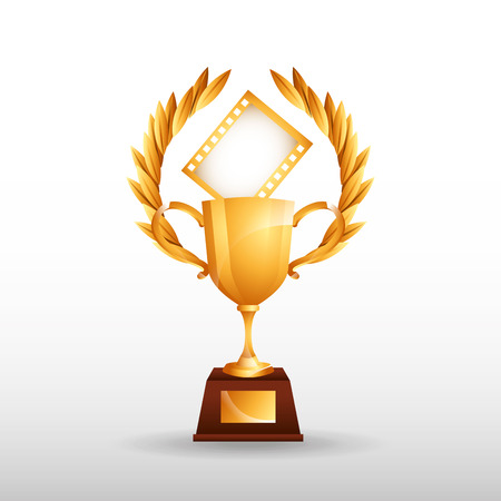 film award design, vector illustration eps10 graphicのイラスト素材
