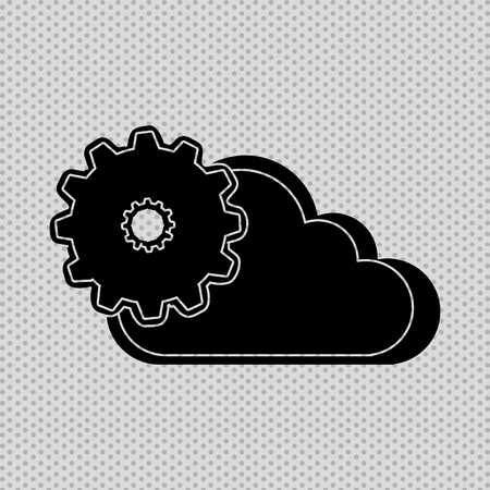 cloud computing design, vector illustration eps10 graphicのイラスト素材