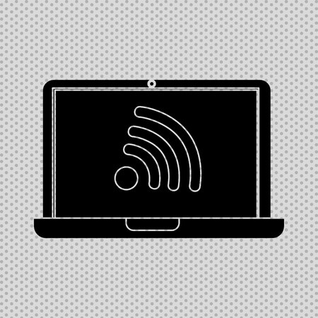 wifi connection design, vector illustration eps10 graphicのイラスト素材