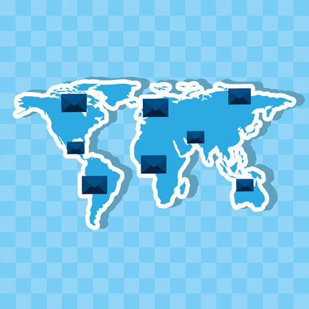 mail concept design, vector illustration eps10 graphicのイラスト素材