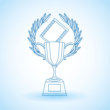 film award design, vector illustration eps10 graphicのイラスト素材