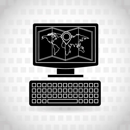 gps navigator design, vector illustration eps10 graphicのイラスト素材