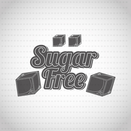 sugar free design, vector illustration eps10 graphicのイラスト素材
