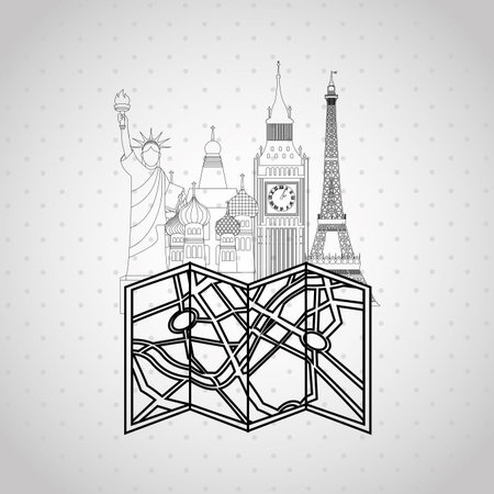 travel concept design, vector illustration eps10 graphicのイラスト素材