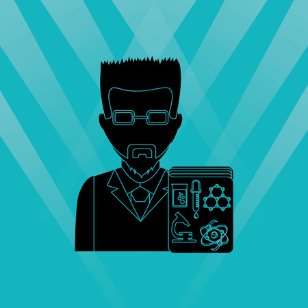 scientific laboratory design, vector illustration eps10 graphicのイラスト素材