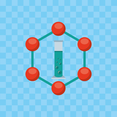 scientific laboratory design, vector illustration eps10 graphicのイラスト素材
