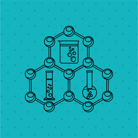 scientific laboratory design, vector illustration eps10 graphicのイラスト素材