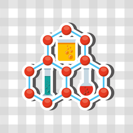 scientific laboratory design, vector illustration eps10 graphicのイラスト素材