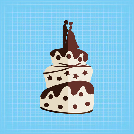 wedding card design, vector illustration eps10 graphicのイラスト素材