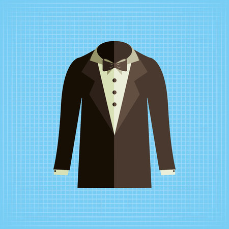 elegant suit design, vector illustration eps10 graphicのイラスト素材