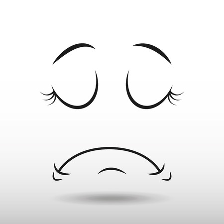 emoticon face design, vector illustration eps10 graphicのイラスト素材