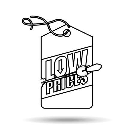 commercial tags design, vector illustration eps10 graphicのイラスト素材