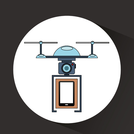 drone technology design, vector illustration eps10 graphicのイラスト素材