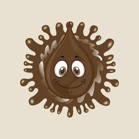 water character design, vector illustration eps10 graphicのイラスト素材