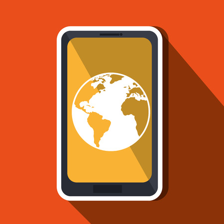 smartphone business design, vector illustration eps10 graphicのイラスト素材