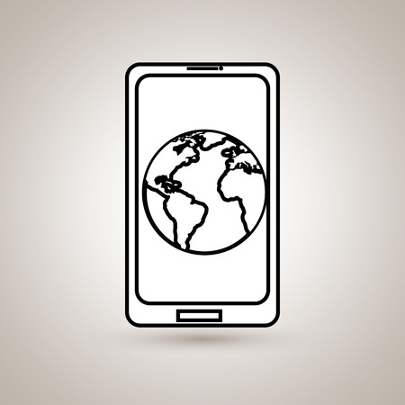 smartphone business design, vector illustration eps10 graphicのイラスト素材