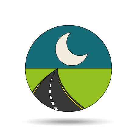 road sign design, vector illustration eps10 graphicのイラスト素材