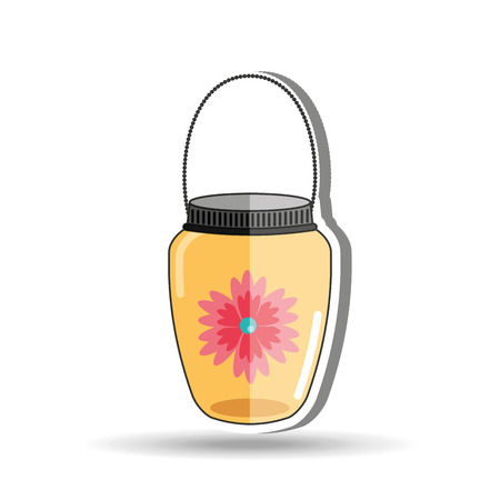 mason jar design, vector illustration eps10 graphicのイラスト素材