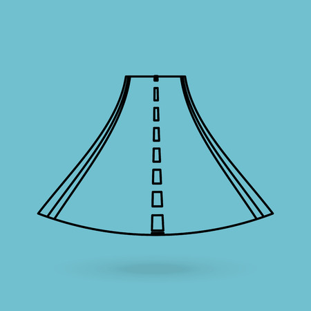 road sign design, vector illustrationのイラスト素材