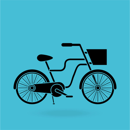 retro bicycle design, vector illustration eps10 graphicのイラスト素材