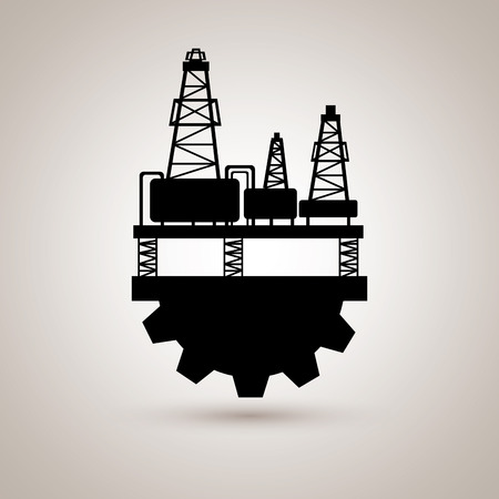 oil industry design, vector illustration eps10 graphicのイラスト素材
